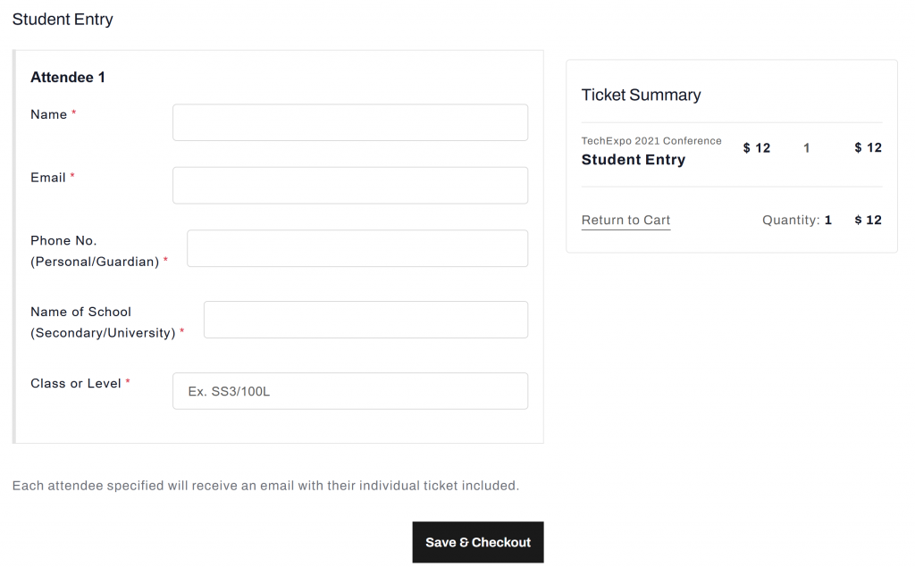 Fill the form - Tech Expo Africa